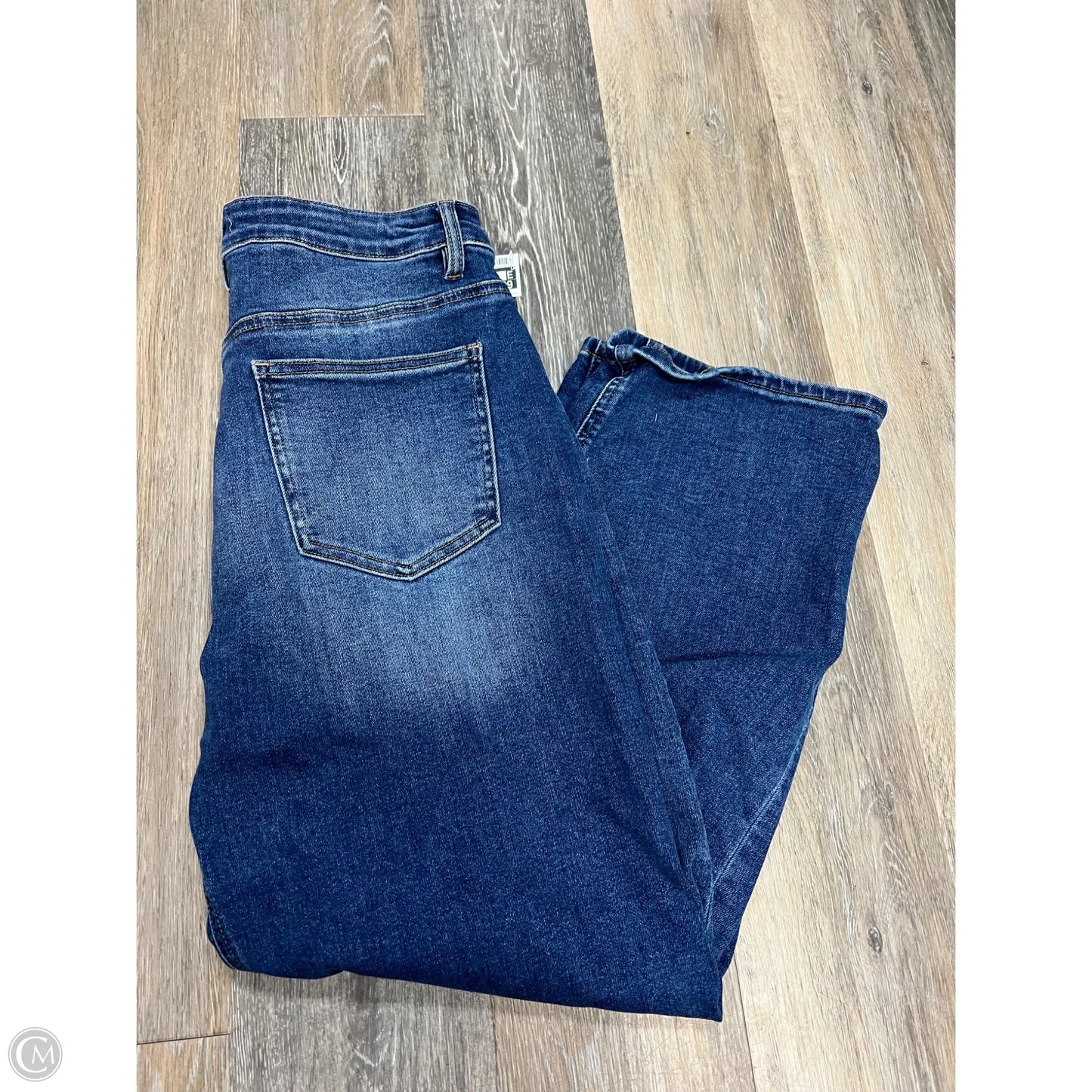 Jeans Wide Leg By Moco In Blue Denim, Size: 14
