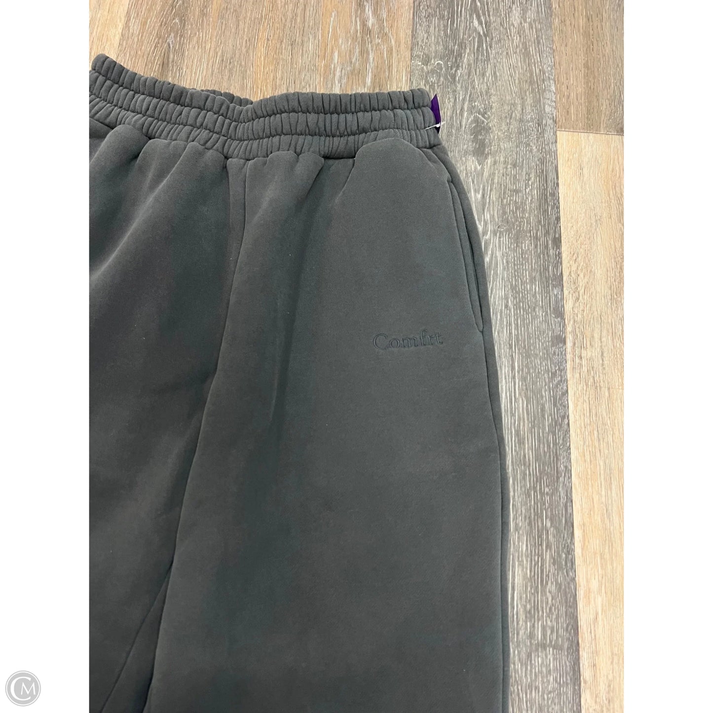 Athletic Pants By Comfrt In Grey, Size: M