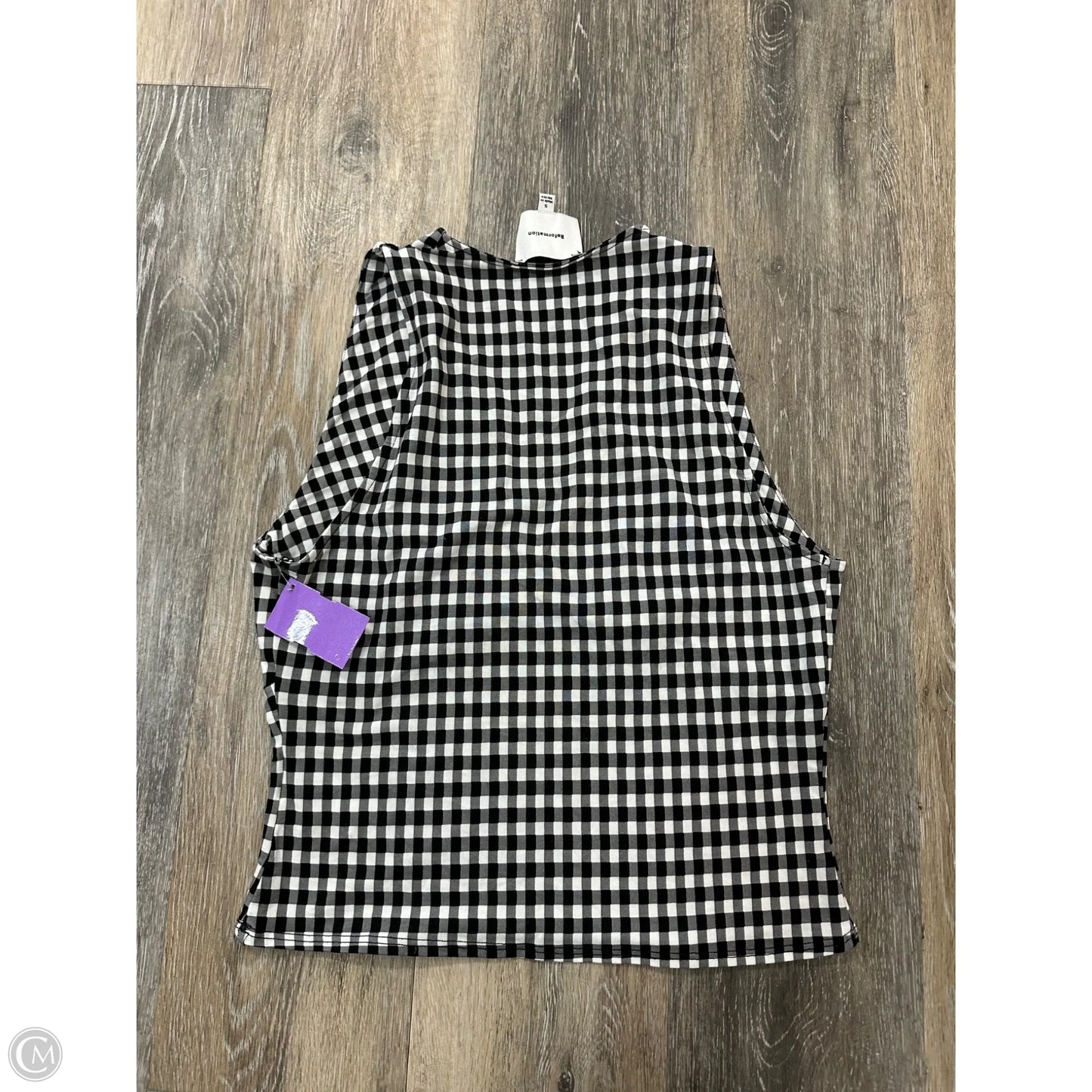 Tank Top By Reformation In Black & White, Size: S