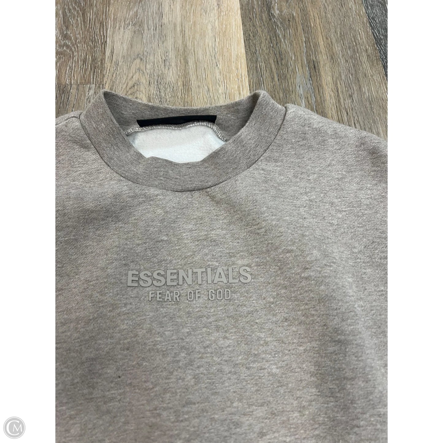 Sweatshirt Crewneck By ESSENTIALS In Beige, Size: S