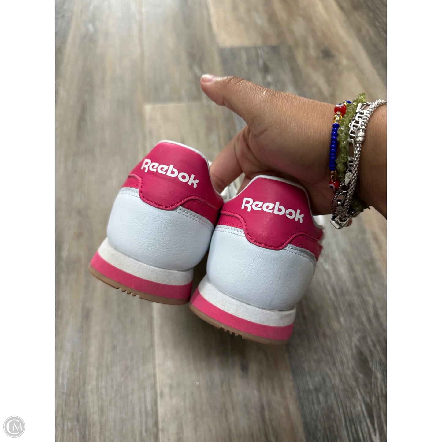 Shoes Sneakers By Reebok In Pink & White, Size: 7