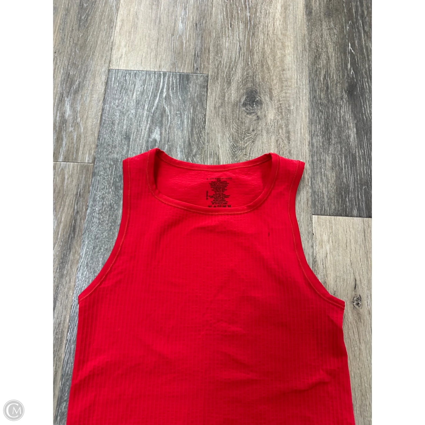 Tank Top By Anthropologie In Red, Size: S