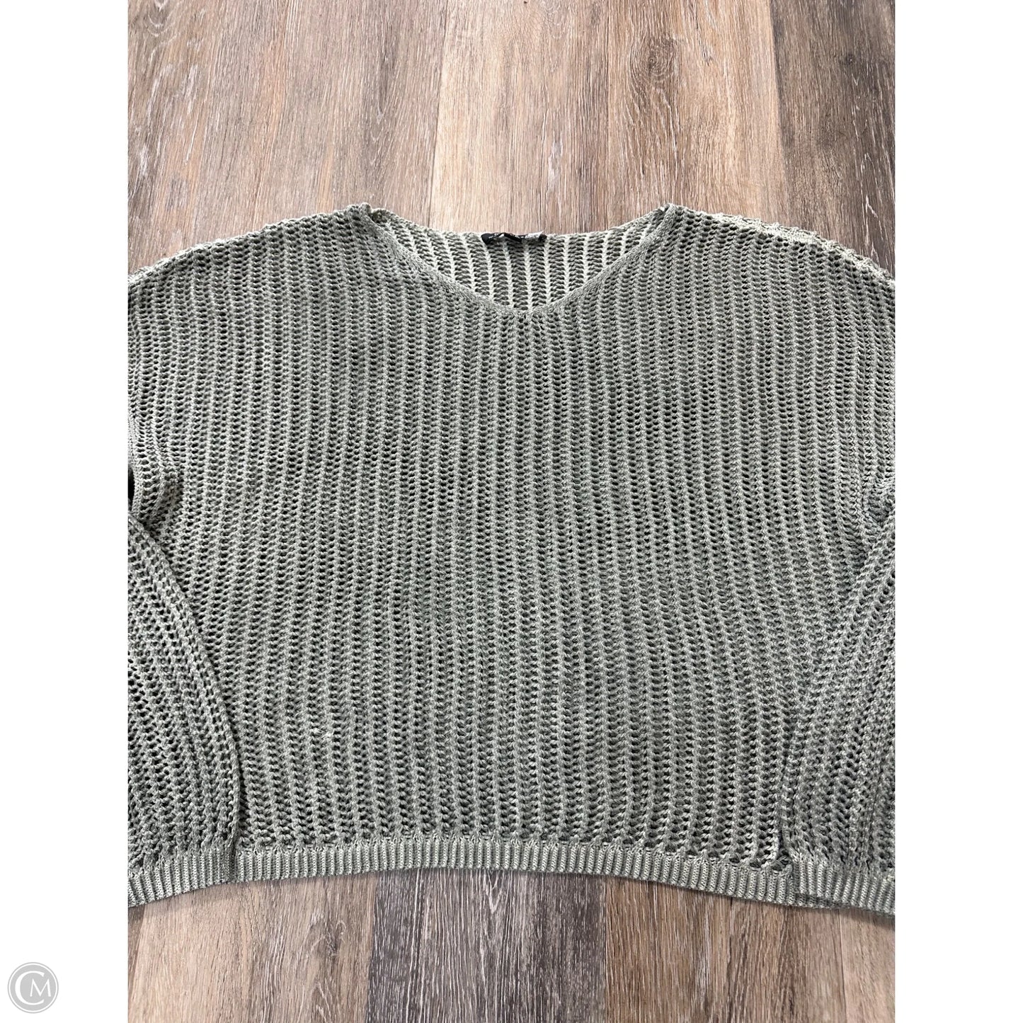 Sweater By Charlie B In Grey, Size: Xl