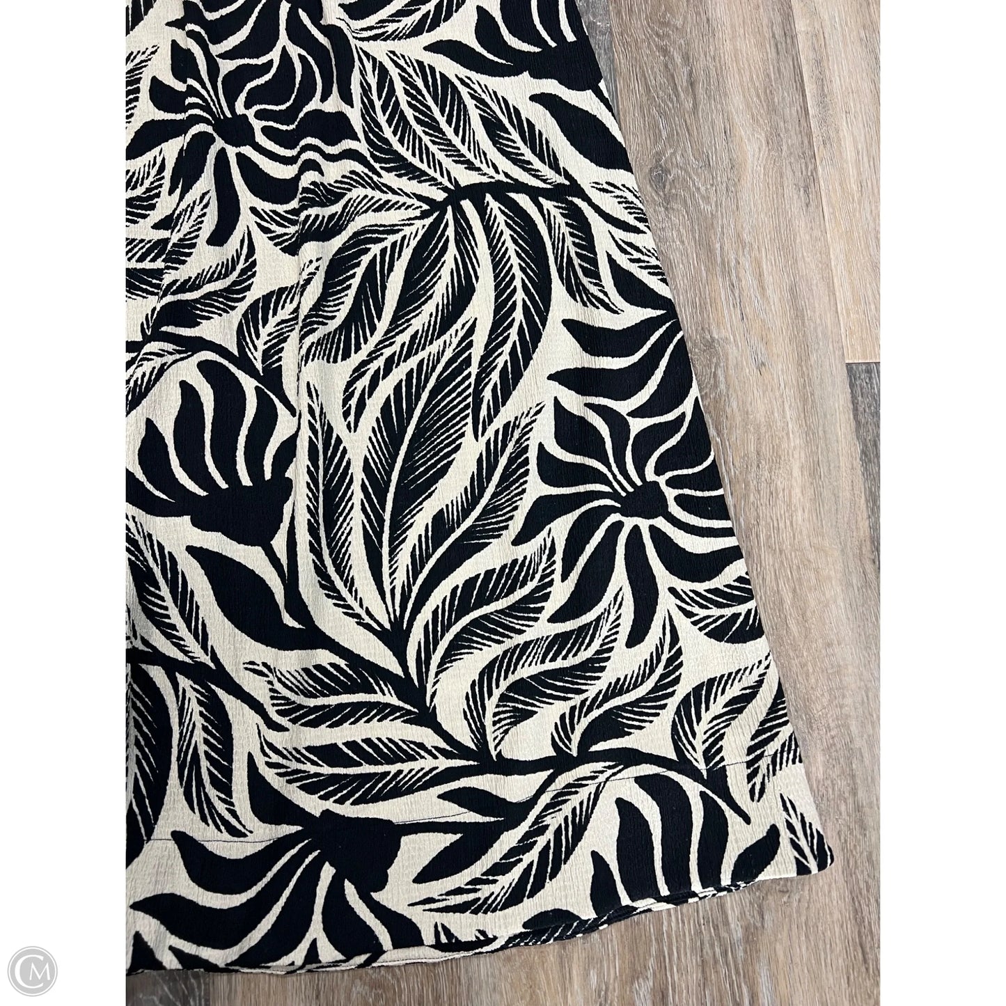 Skirt Maxi By Z Supply In Black & Cream, Size: L