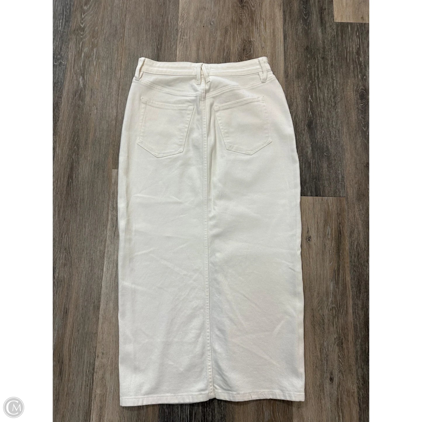 Skirt Maxi By Good American In Cream, Size: 6