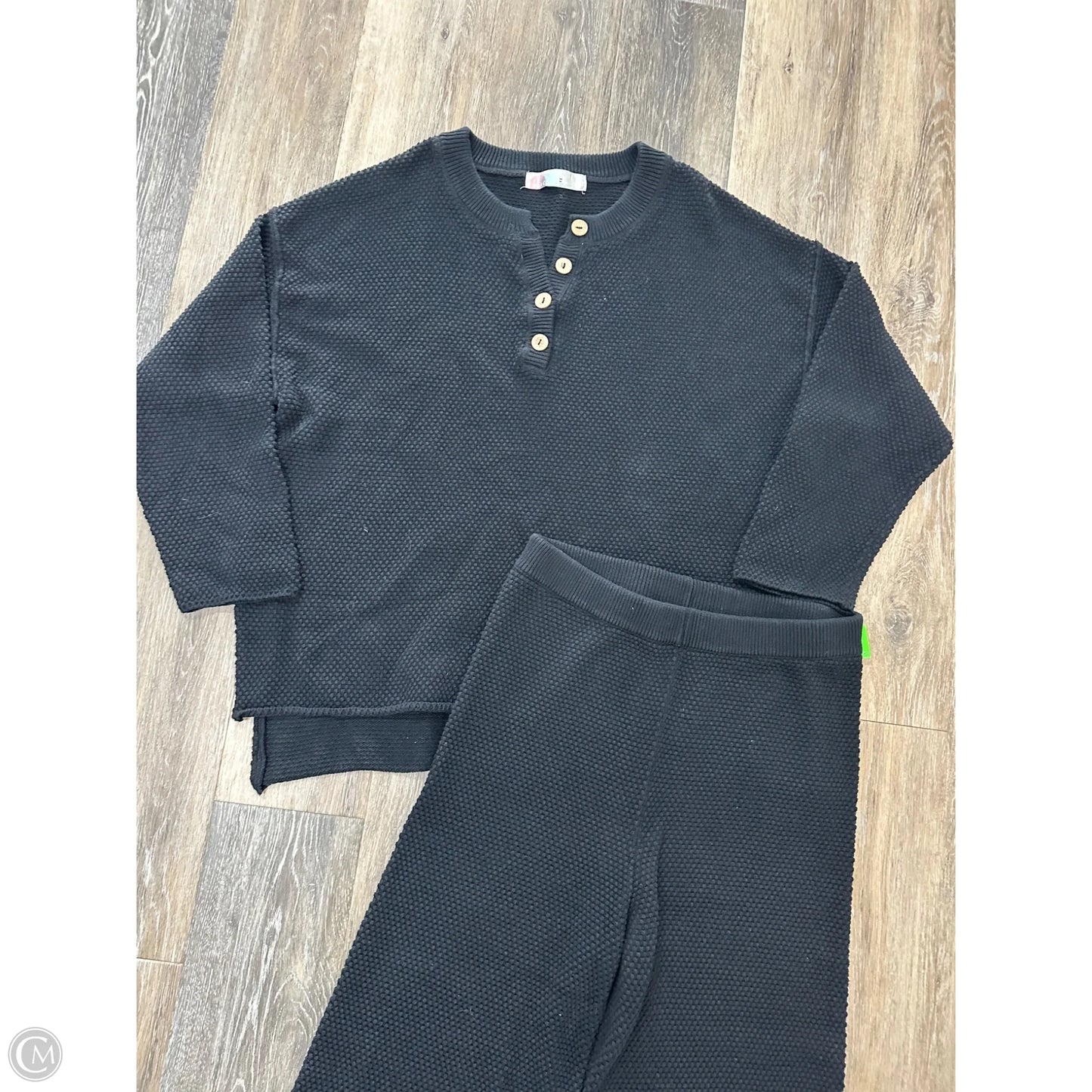 Sweater 2pc By Free People In Black, Size: M