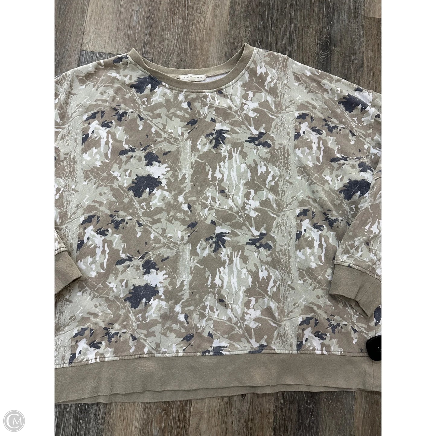 Sweatshirt Crewneck By Gilded Intent In Camouflage Print, Size: Xxl