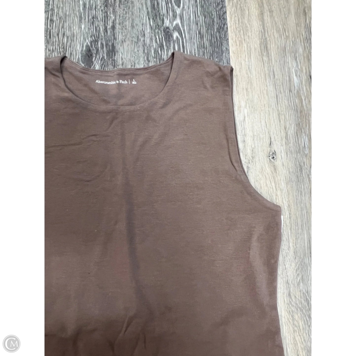 Tank Top By Abercrombie And Fitch In Brown, Size: L