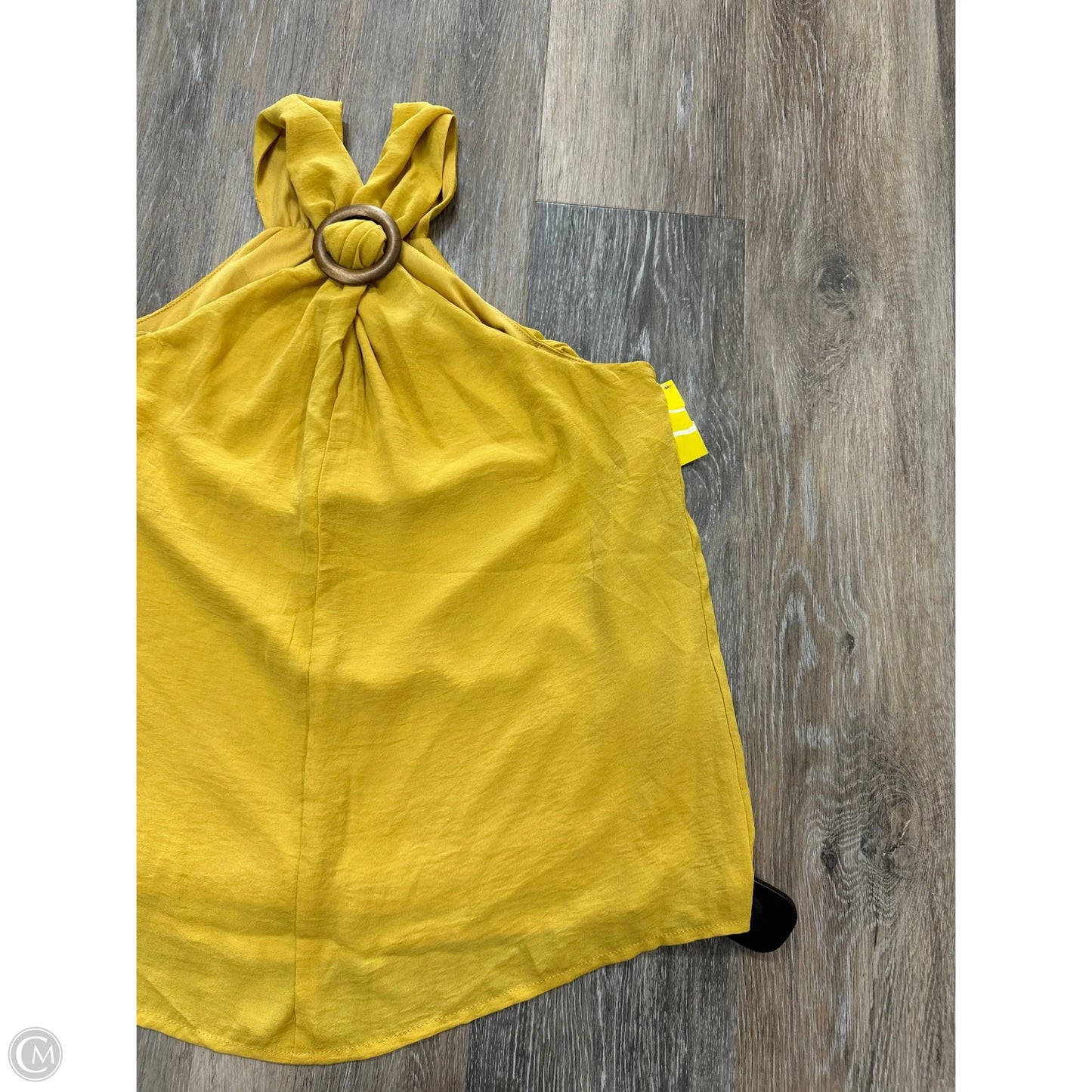 Tank Top By Love On A Hanger In Yellow, Size: S