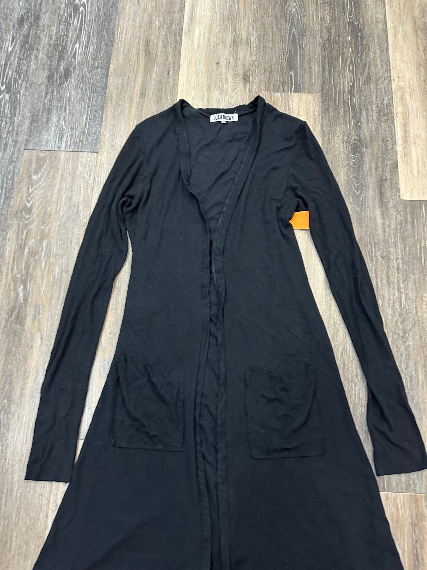 Sweater Cardigan By Joah Brown In Black, Size: Osfm