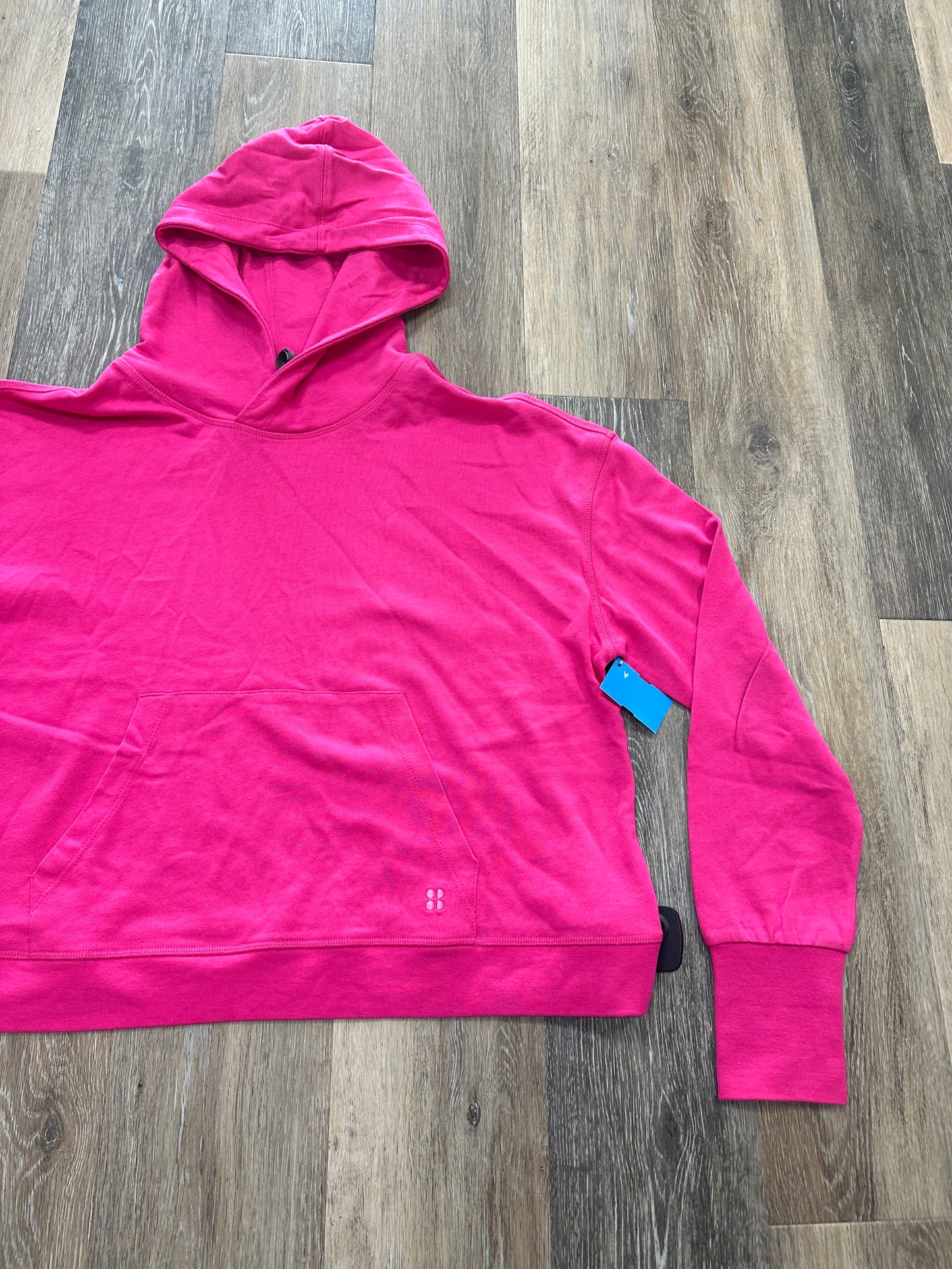 Pink Athletic Sweatshirt Hoodie Sweaty Betty, Size L