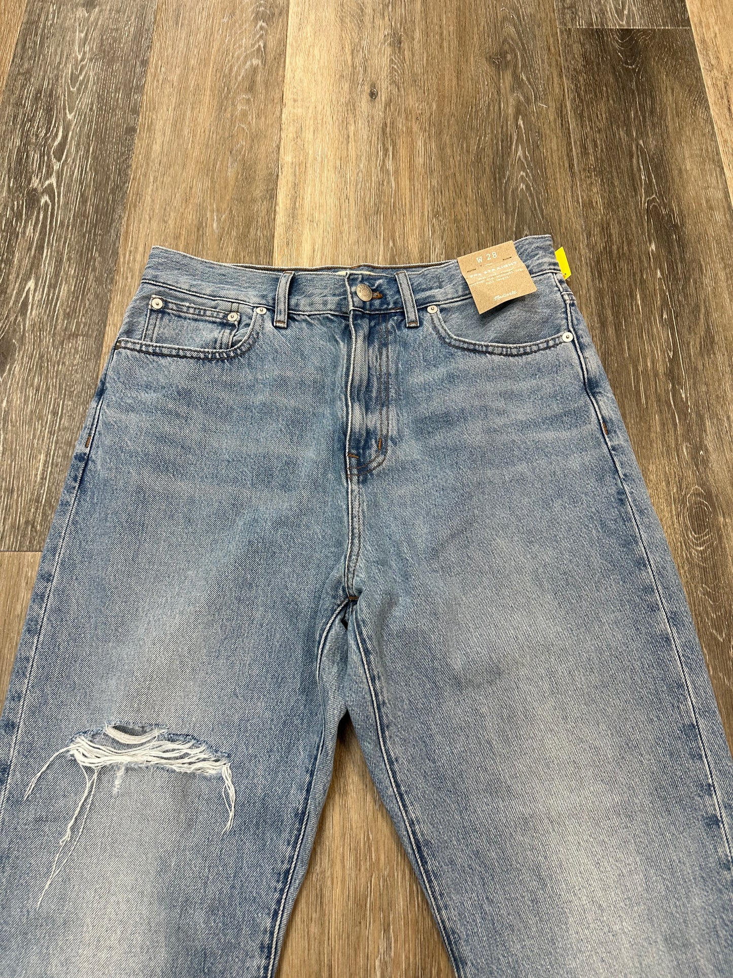Jeans Straight By Madewell In Blue Denim, Size: 6/28
