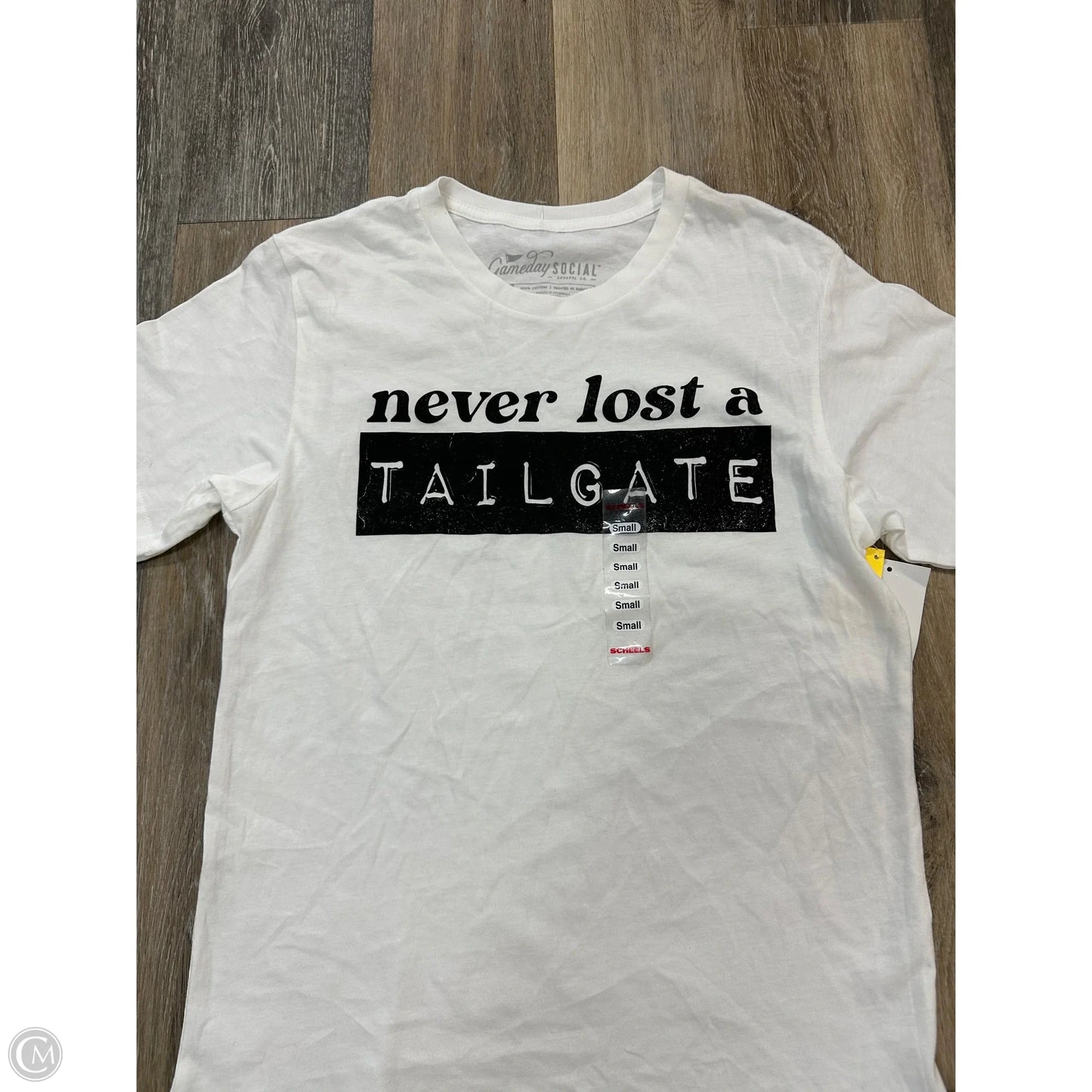 Athletic Top Short Sleeve By Gameday Social In White, Size: S