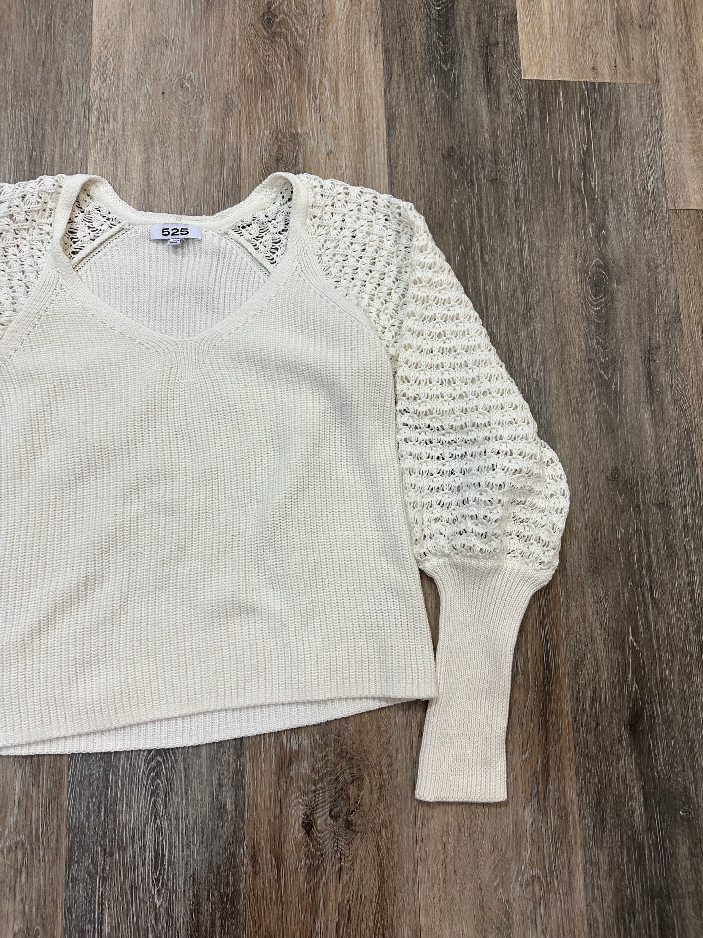 Sweater By 525 In White, Size: M