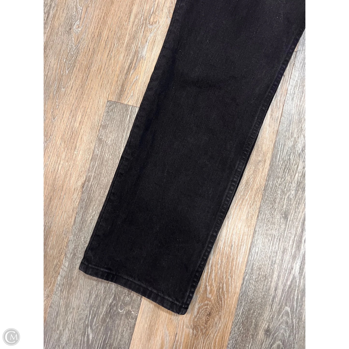 Jeans Straight By Abercrombie And Fitch In Black Denim, Size: 8/29