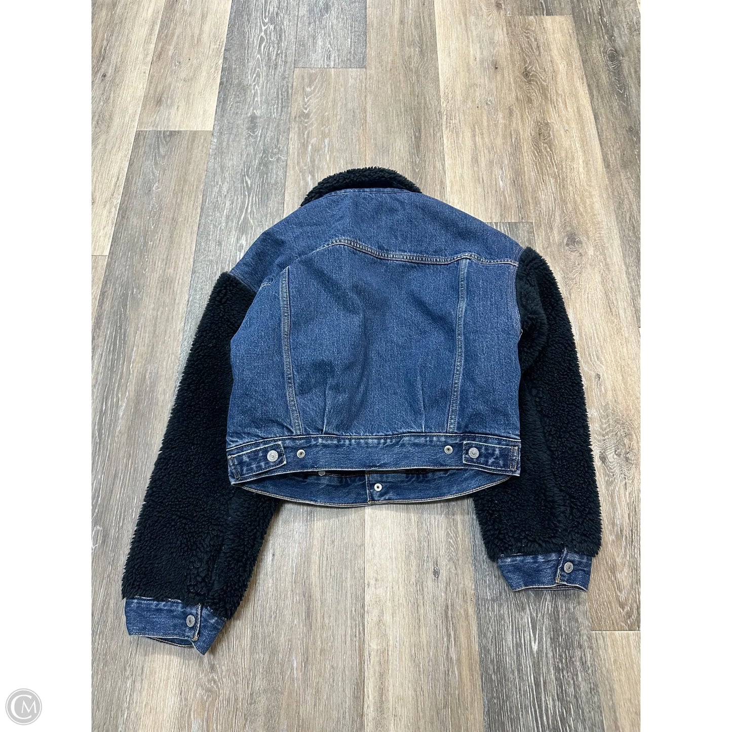 Jacket Denim By Levis In Blue Denim, Size: Xs