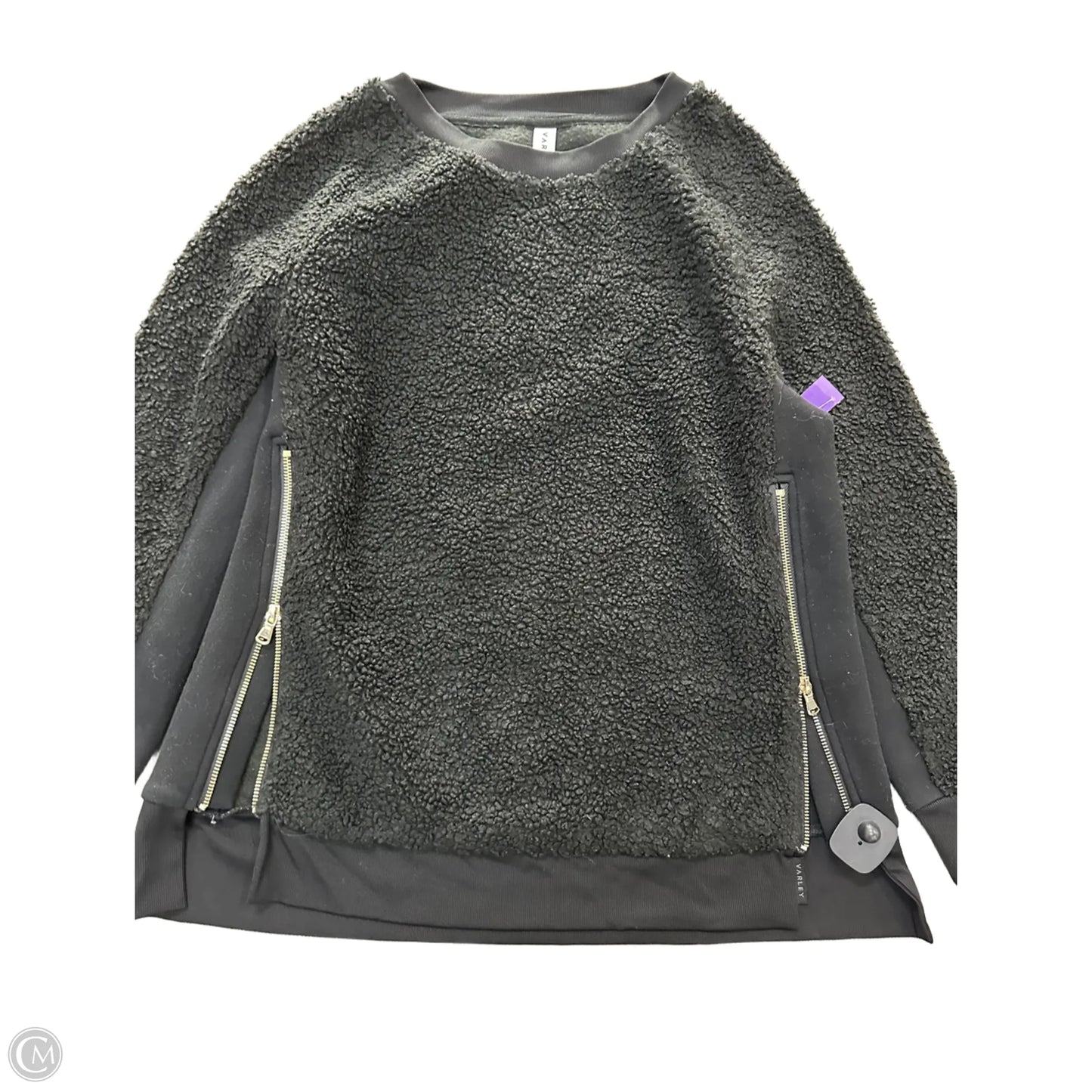 Sweatshirt Crewneck By Varley In Black, Size: S
