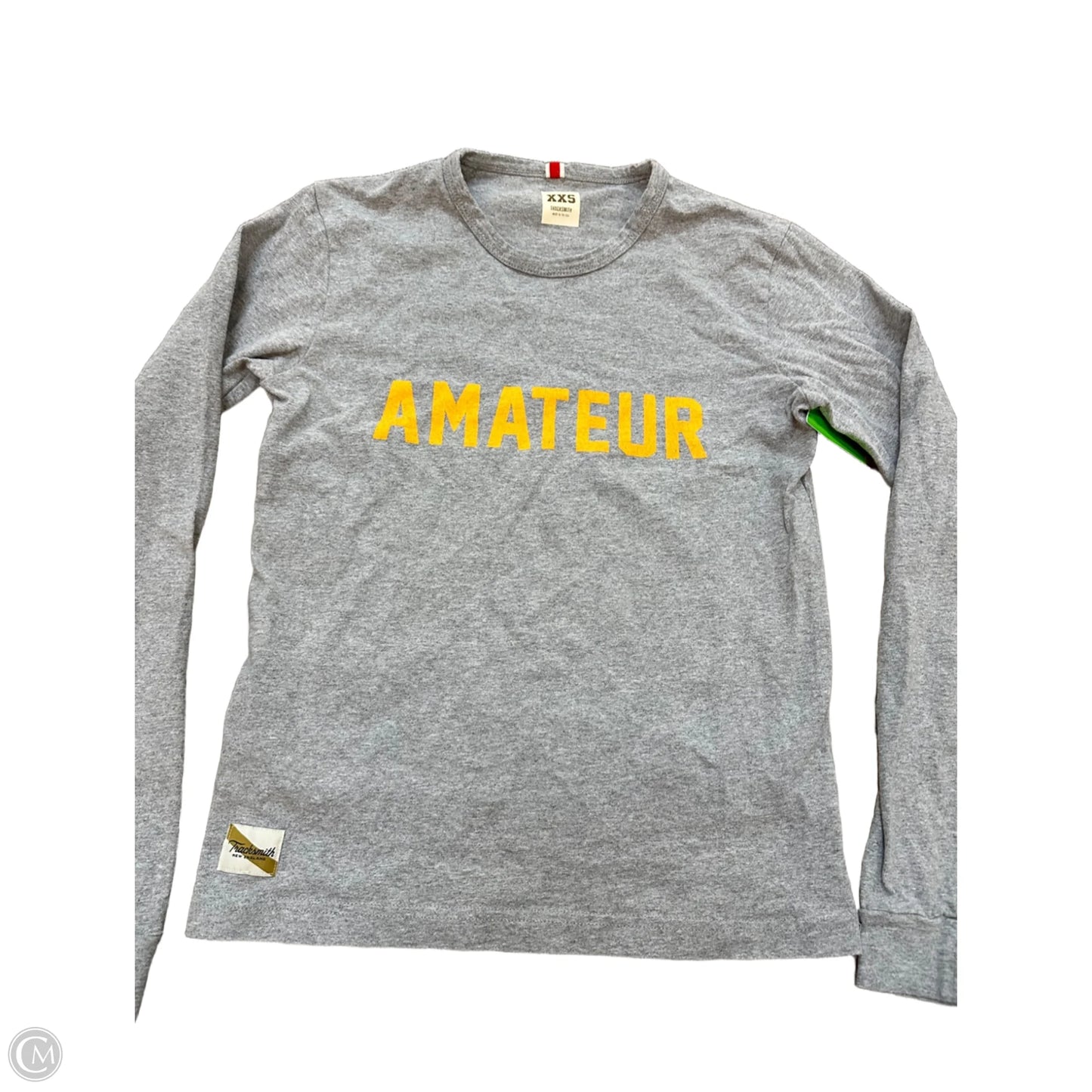 Top Long Sleeve By Tracksmith In Grey, Size: Xxs