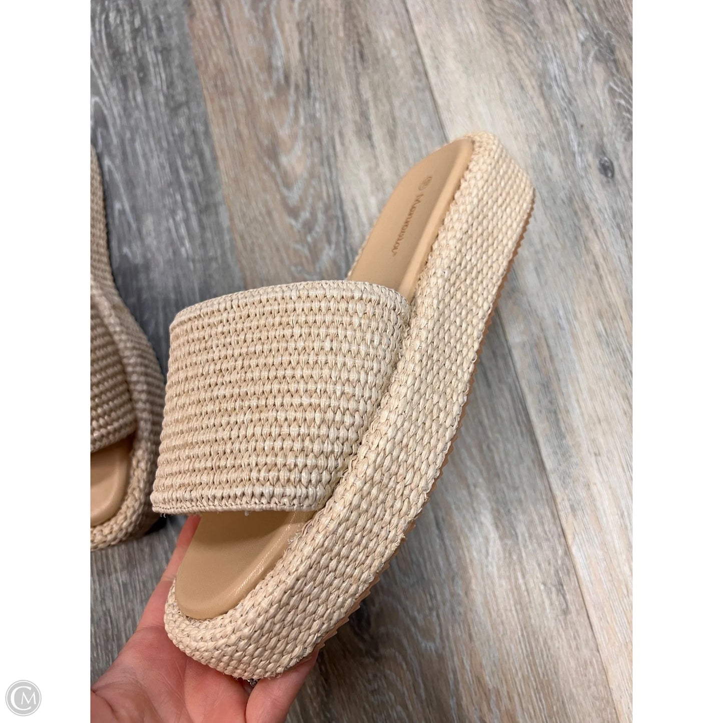 Sandals Flats By Monroviol In Tan, Size: 11