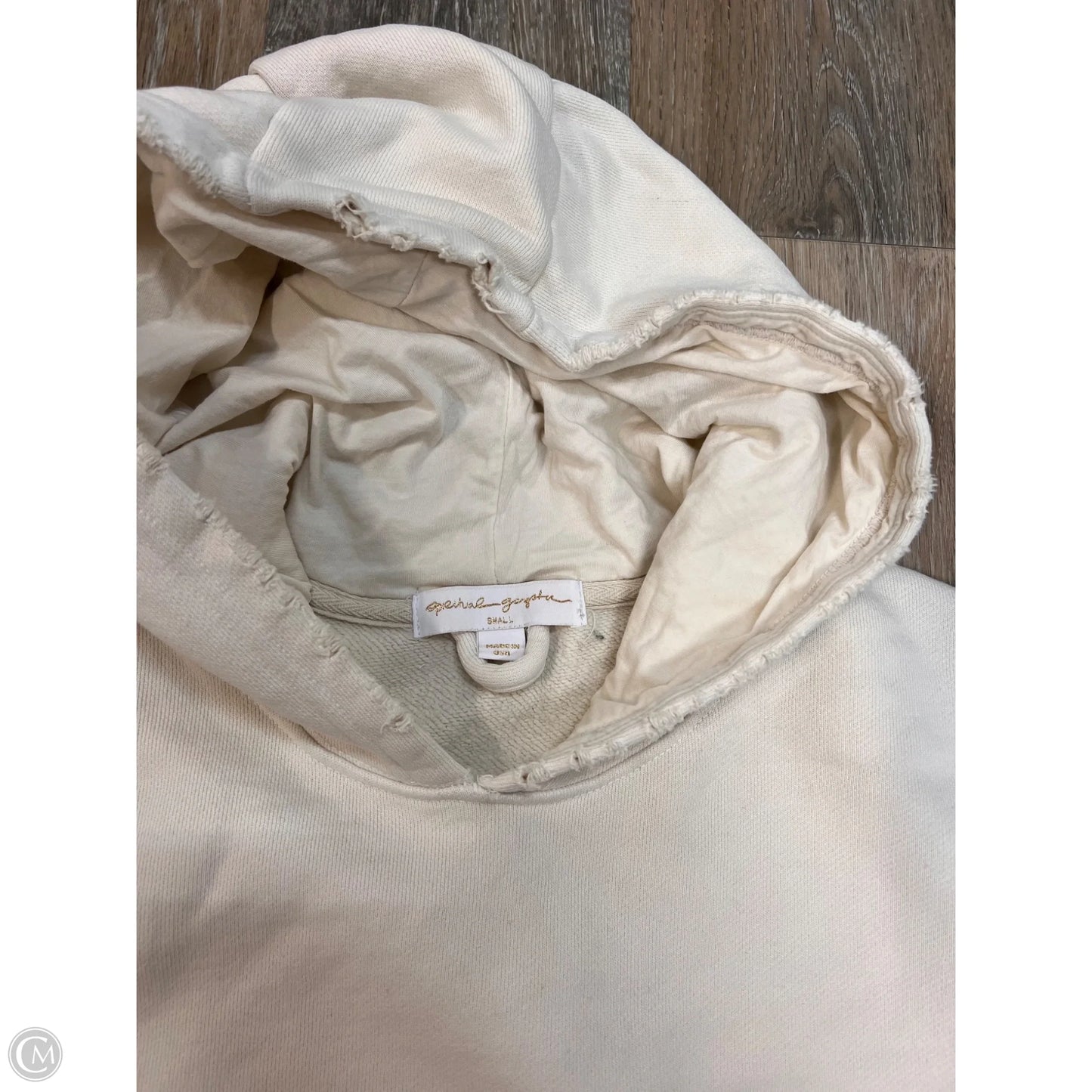 Sweatshirt Hoodie By Spiritual Gangster In White, Size: S