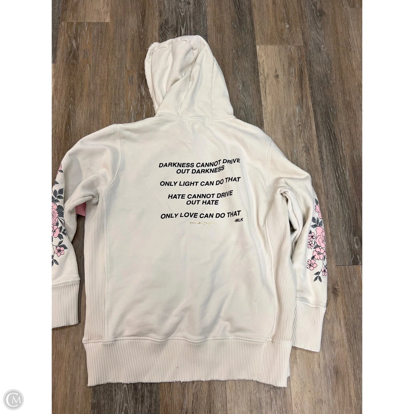 Sweatshirt Hoodie By Spiritual Gangster In White, Size: S