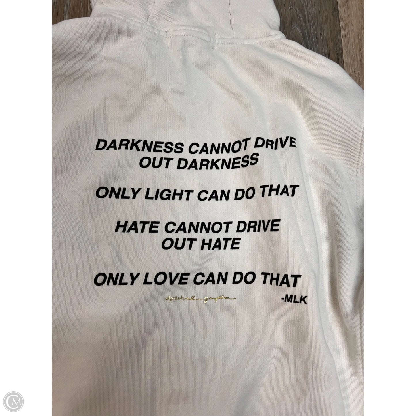 Sweatshirt Hoodie By Spiritual Gangster In White, Size: S