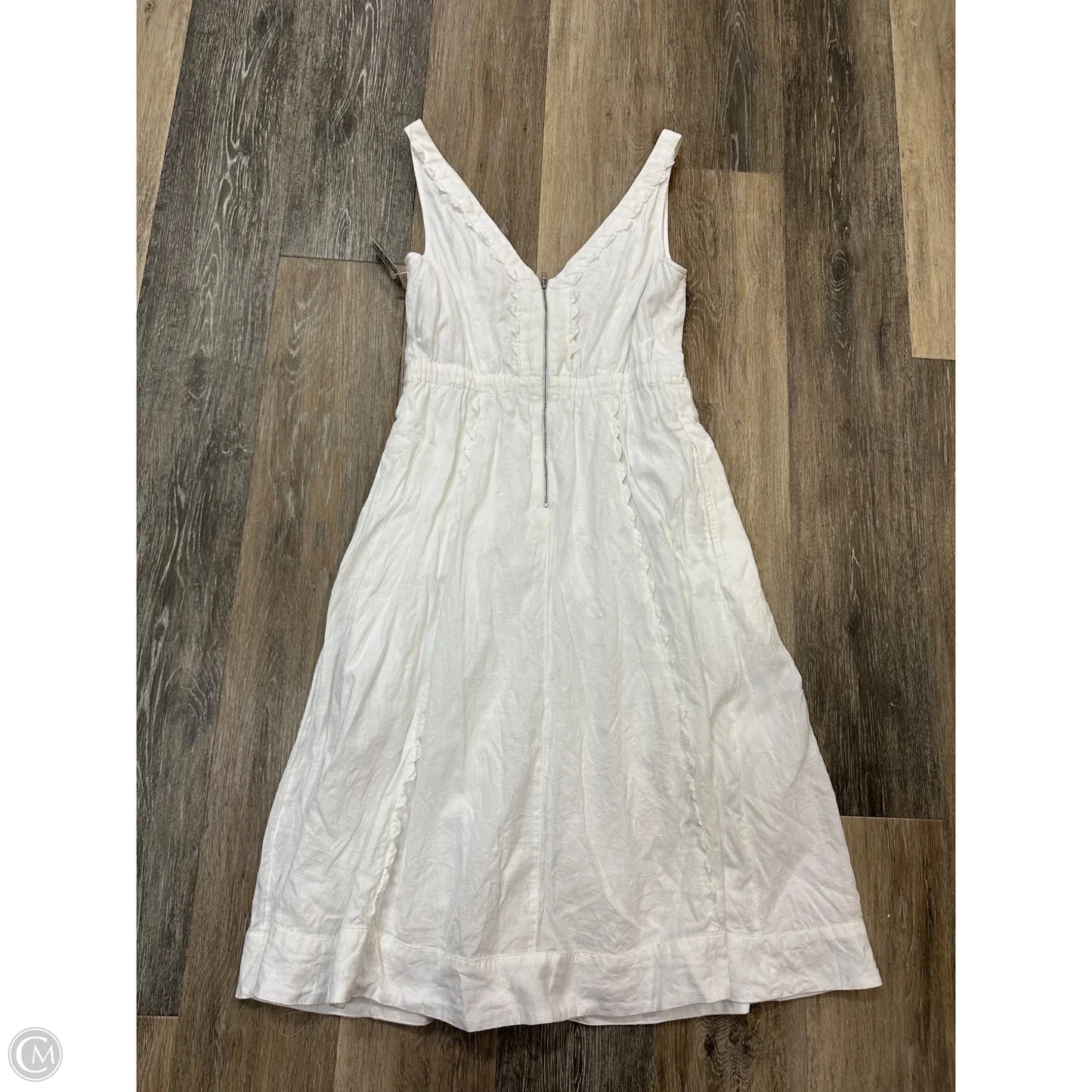 Dress Party Midi By Anthropologie In White, Size: 6