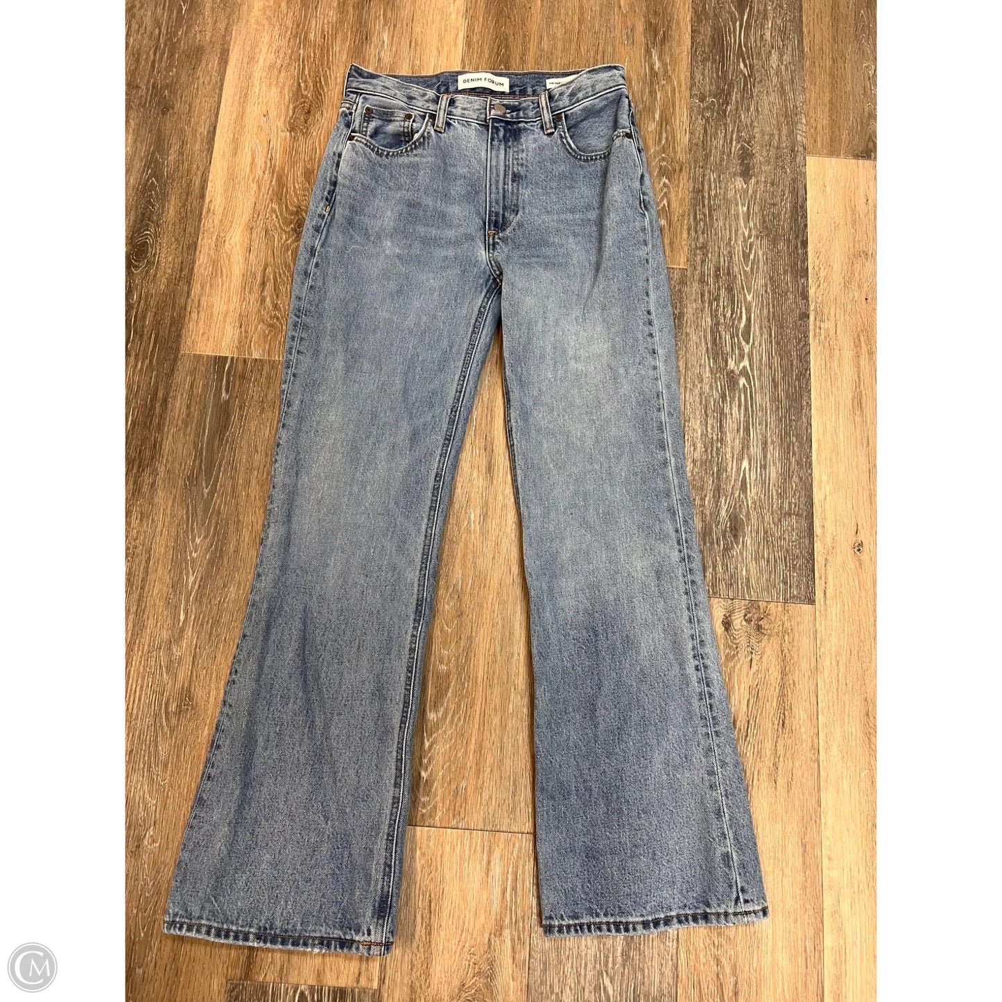 Jeans Straight By Denim Forum In Blue Denim, Size: 2/26