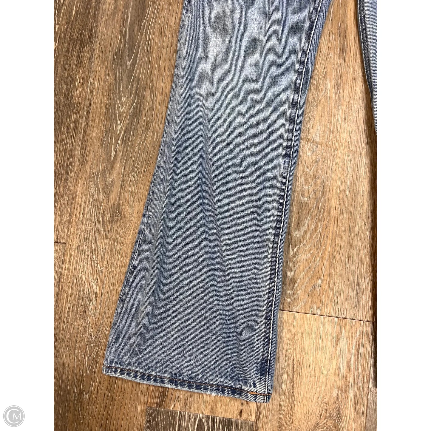 Jeans Straight By Denim Forum In Blue Denim, Size: 2/26