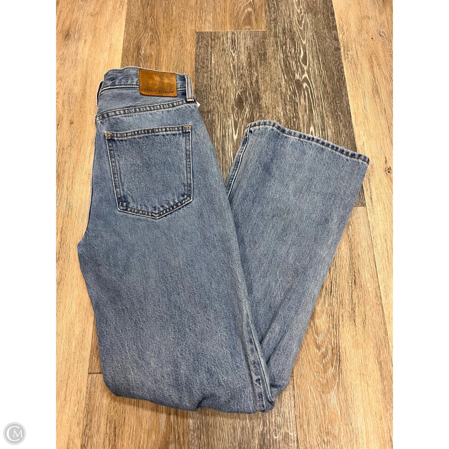 Jeans Straight By Denim Forum In Blue Denim, Size: 2/26