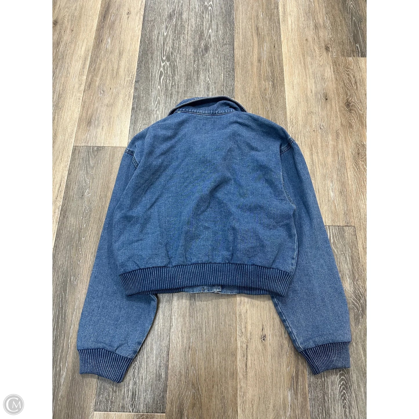 Jacket Denim By Celebrity Pink In Blue Denim, Size: M