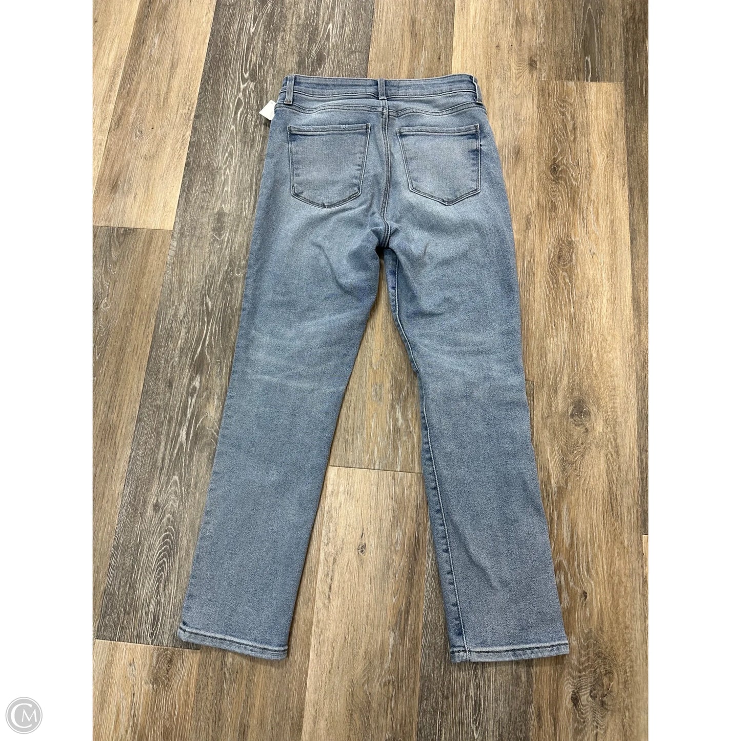 Jeans Straight By Evereve In Blue Denim, Size: 4