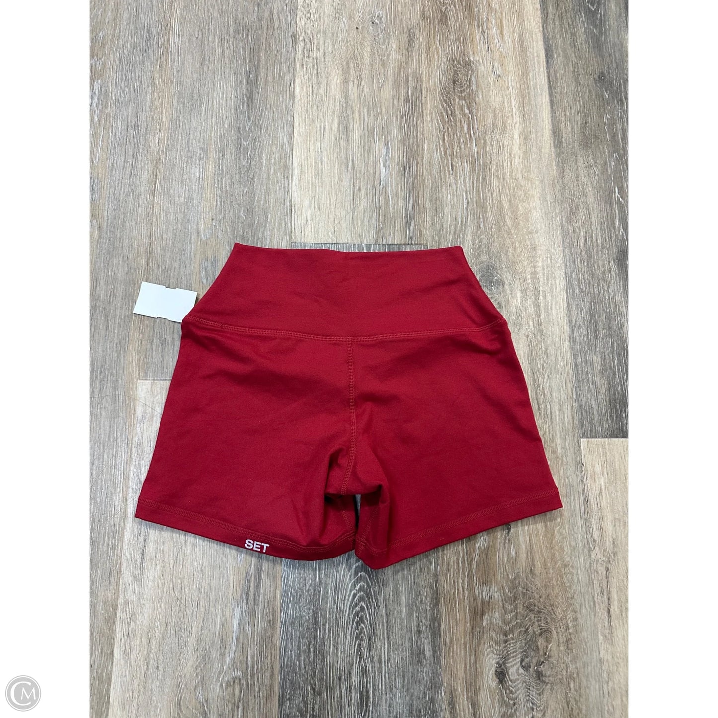 Athletic Shorts By Set Active In Red, Size: S