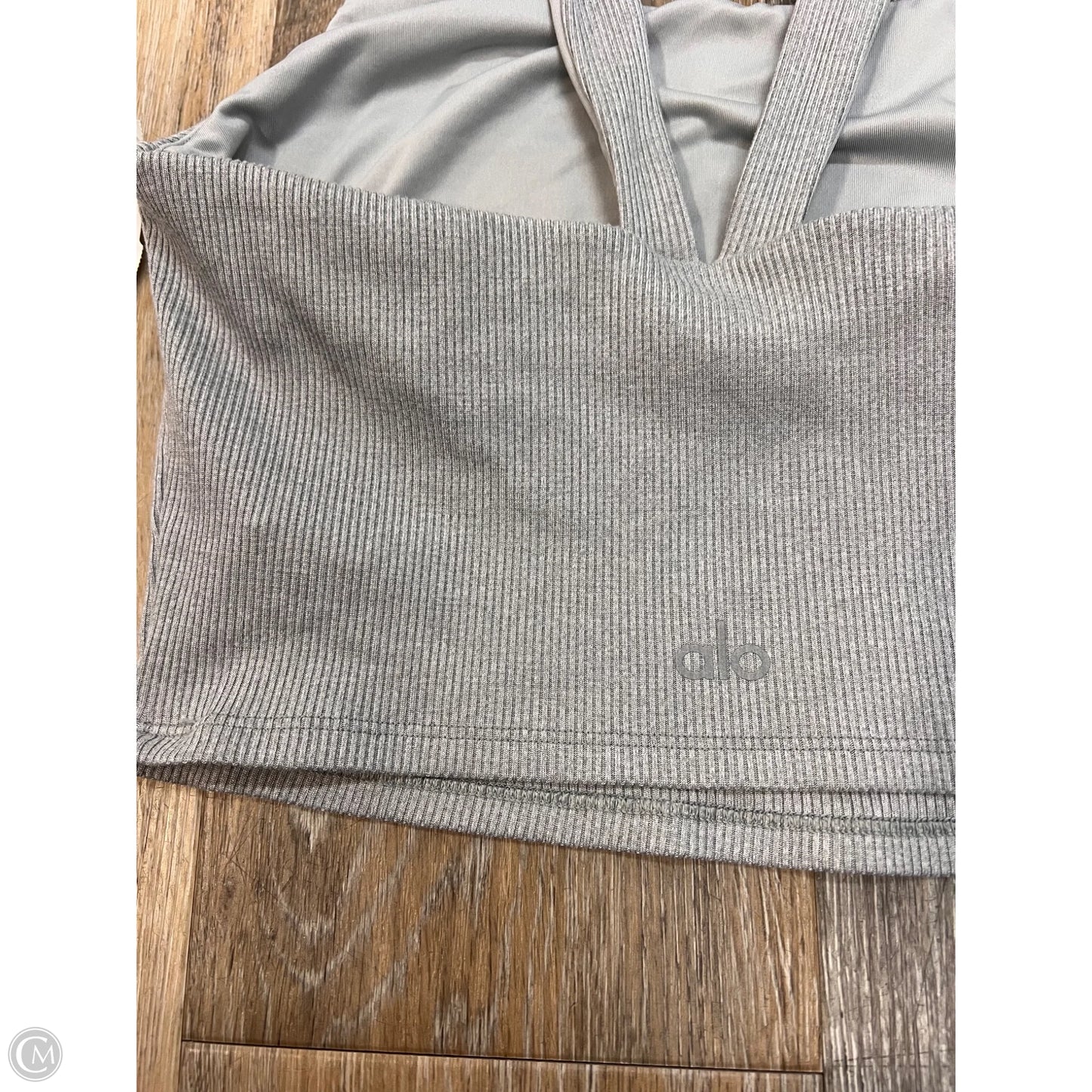 Athletic Tank Top By Alo In Grey, Size: M