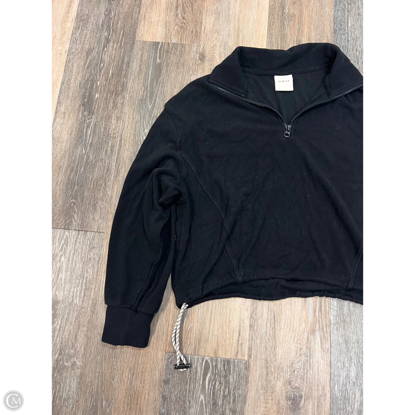 Athletic Sweatshirt Collar By Varley In Black, Size: M