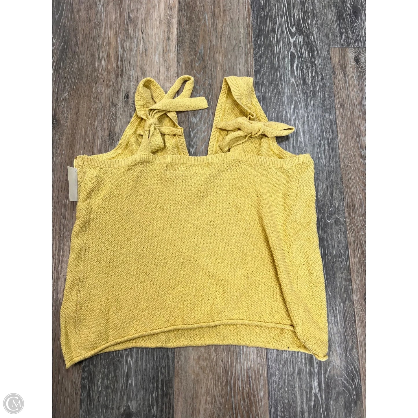 Top Sleeveless By Free People In Yellow, Size: S