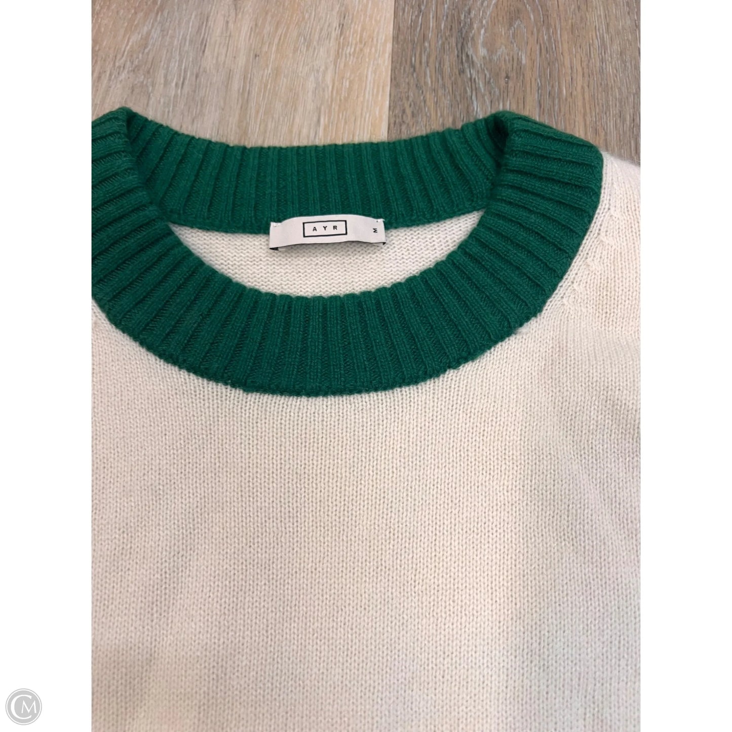 Sweater Cashmere By AYR In Cream, Size: M