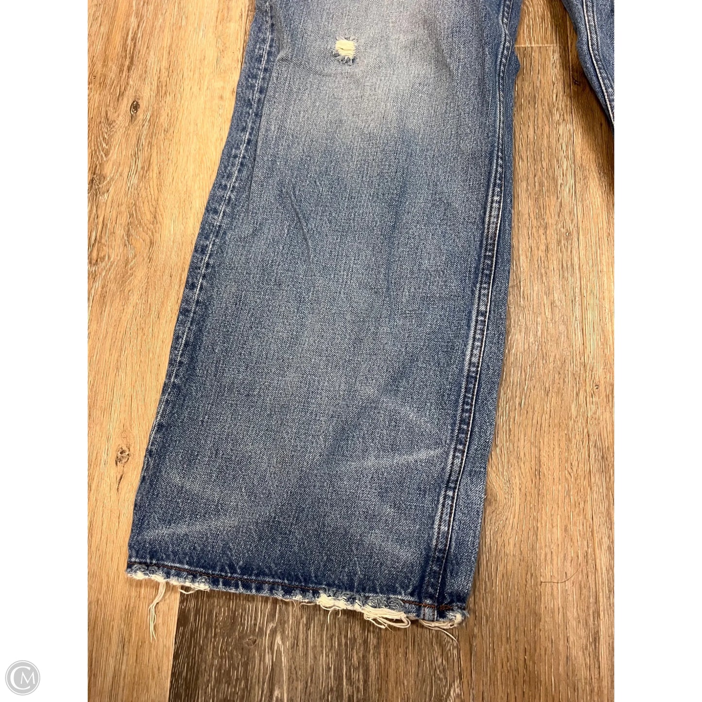 Jeans Wide Leg By Madewell In Blue Denim, Size: 4/27