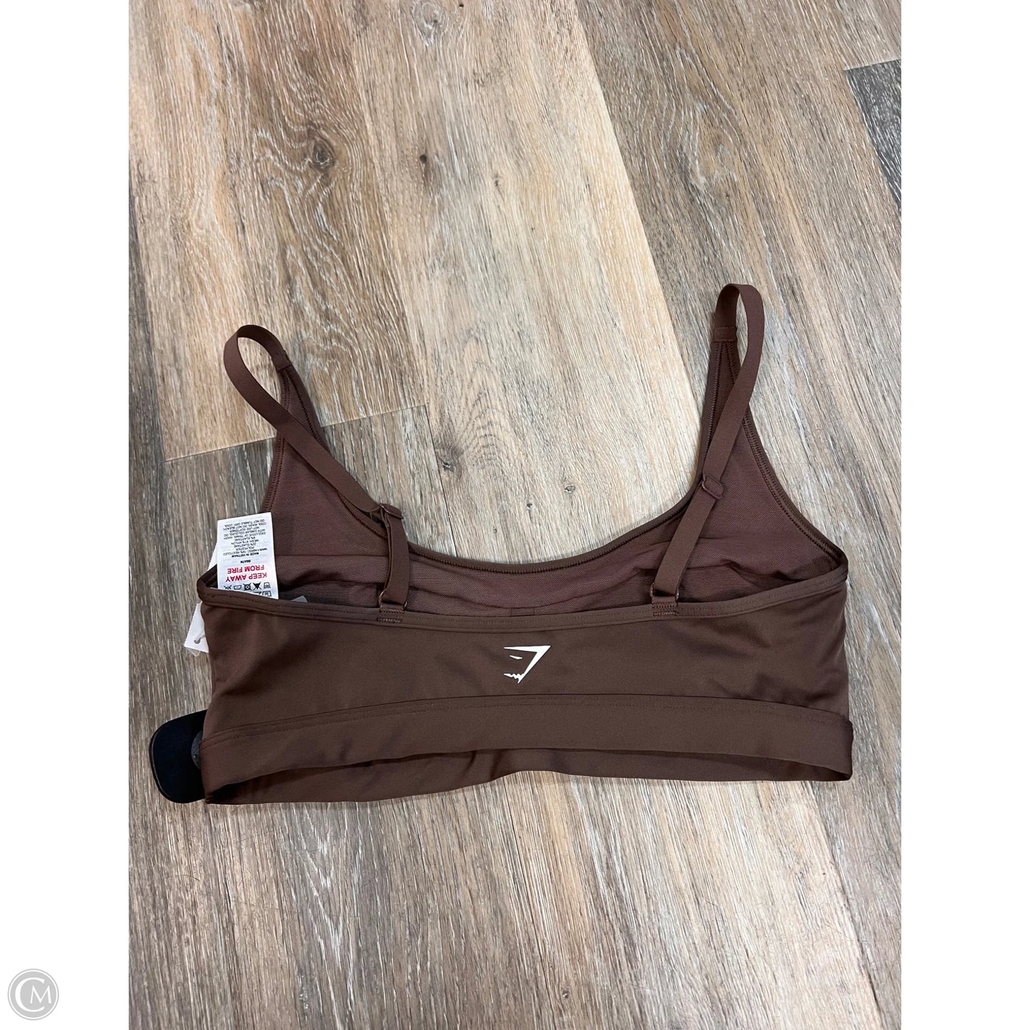 Athletic Bra By Gym Shark In Brown, Size: M