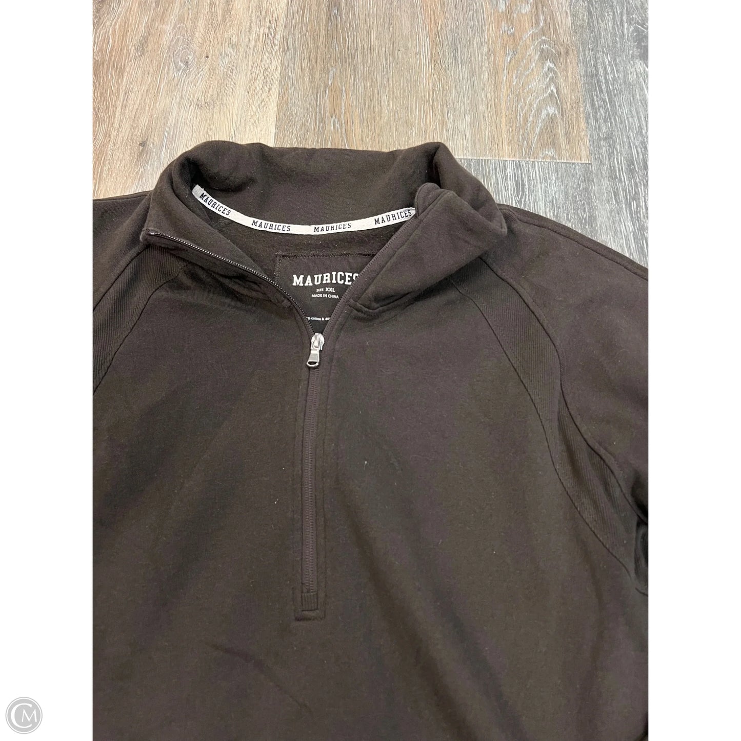 Sweatshirt Collar By Maurices In Brown, Size: Xxl
