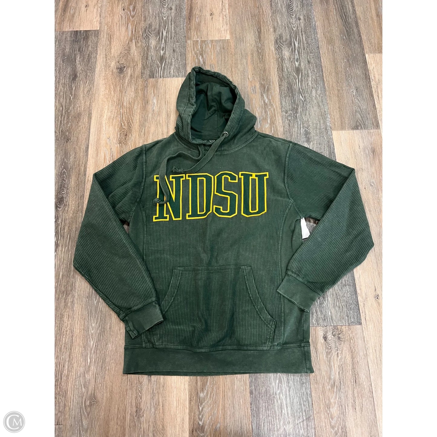 Athletic Sweatshirt Hoodie By Pressbox In Green, Size: S