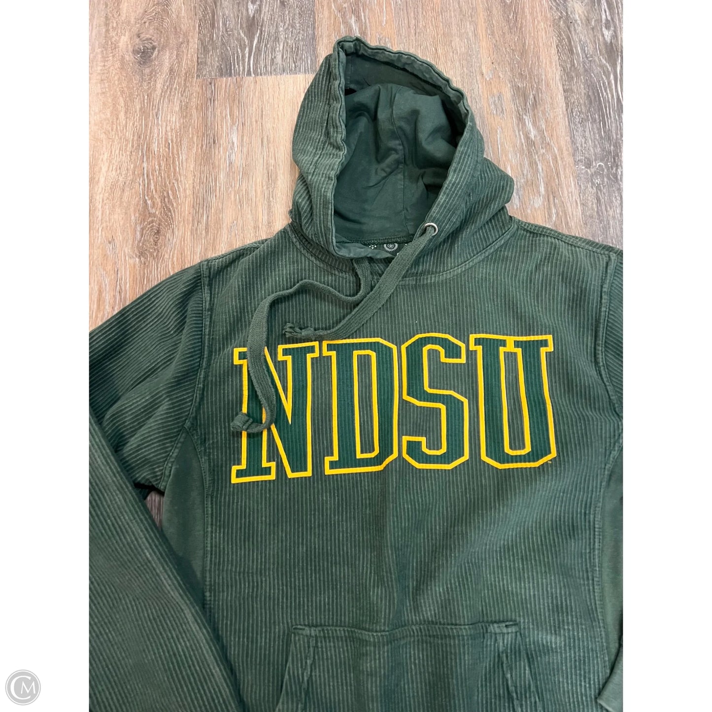 Athletic Sweatshirt Hoodie By Pressbox In Green, Size: S