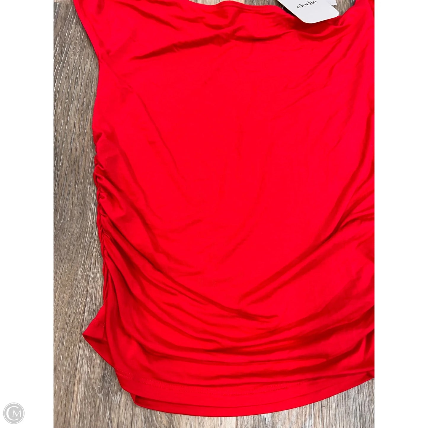 Top Short Sleeve By Elodie In Red, Size: L