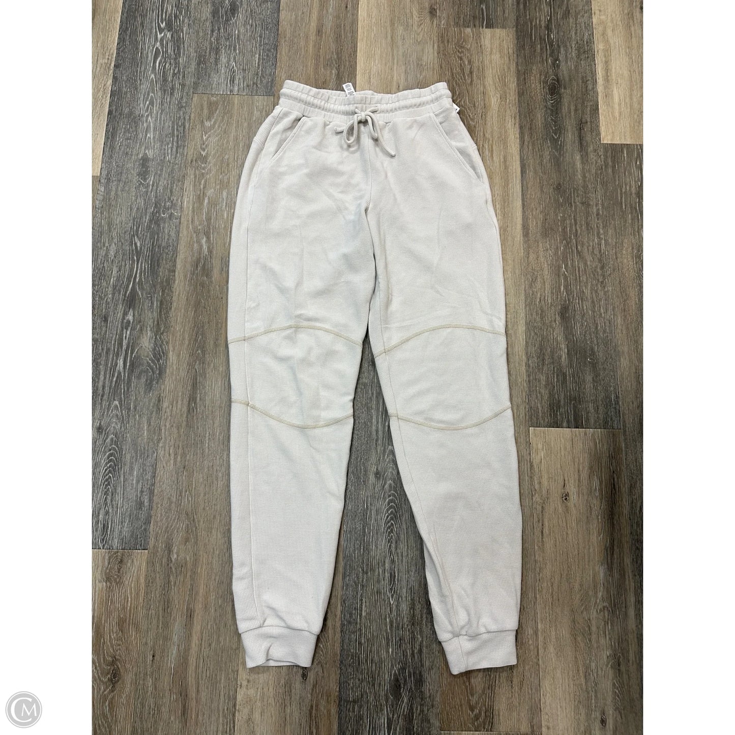 Athletic Pants By Alo In Cream, Size: S