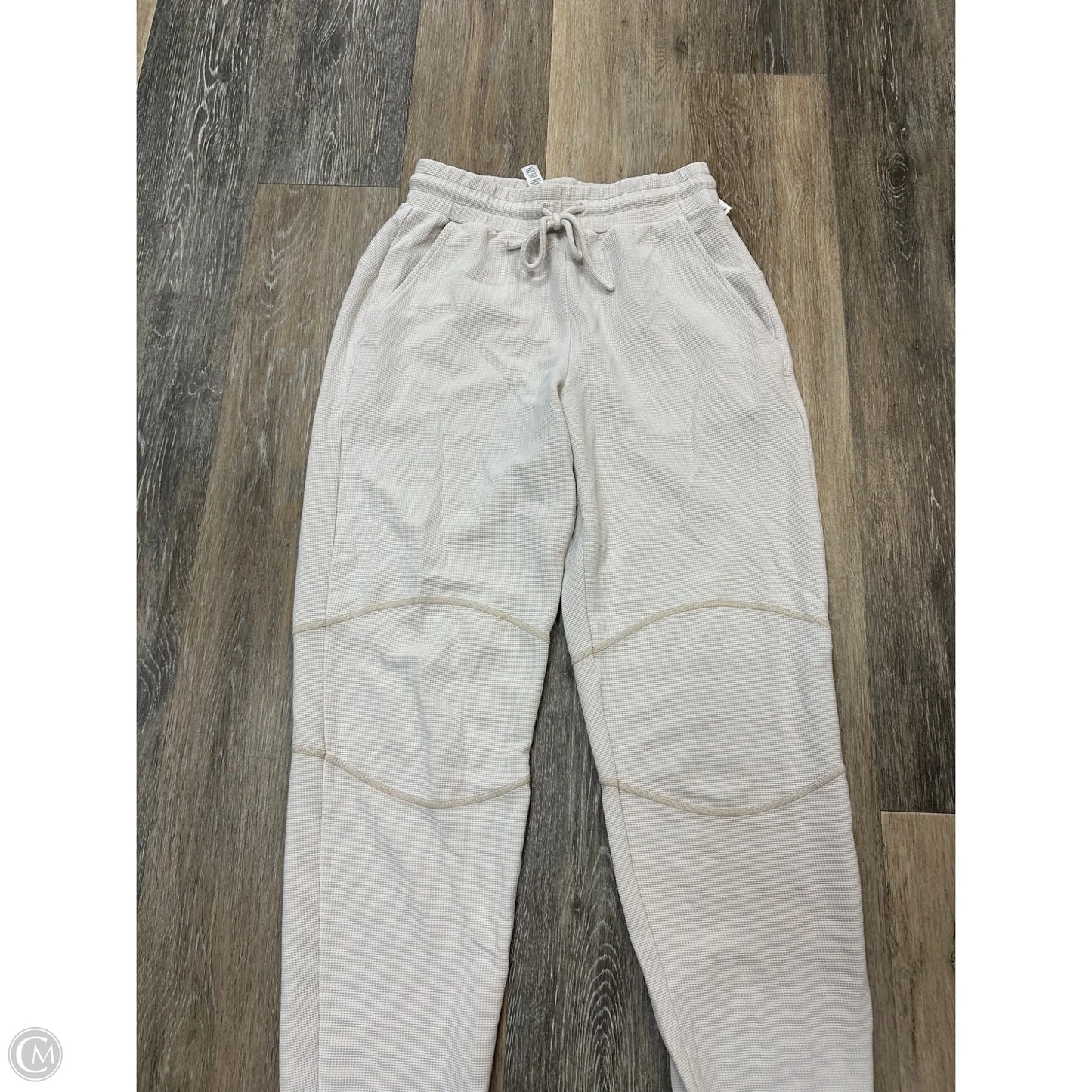 Athletic Pants By Alo In Cream, Size: S