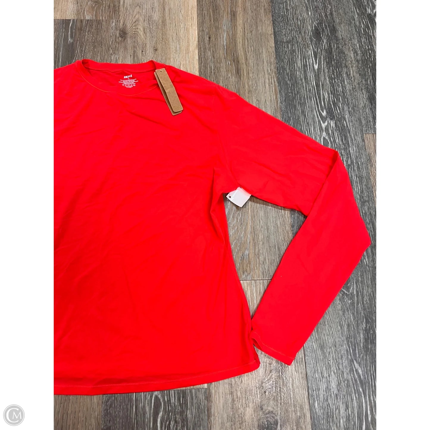 Top Long Sleeve By Skims In Red, Size: Xl