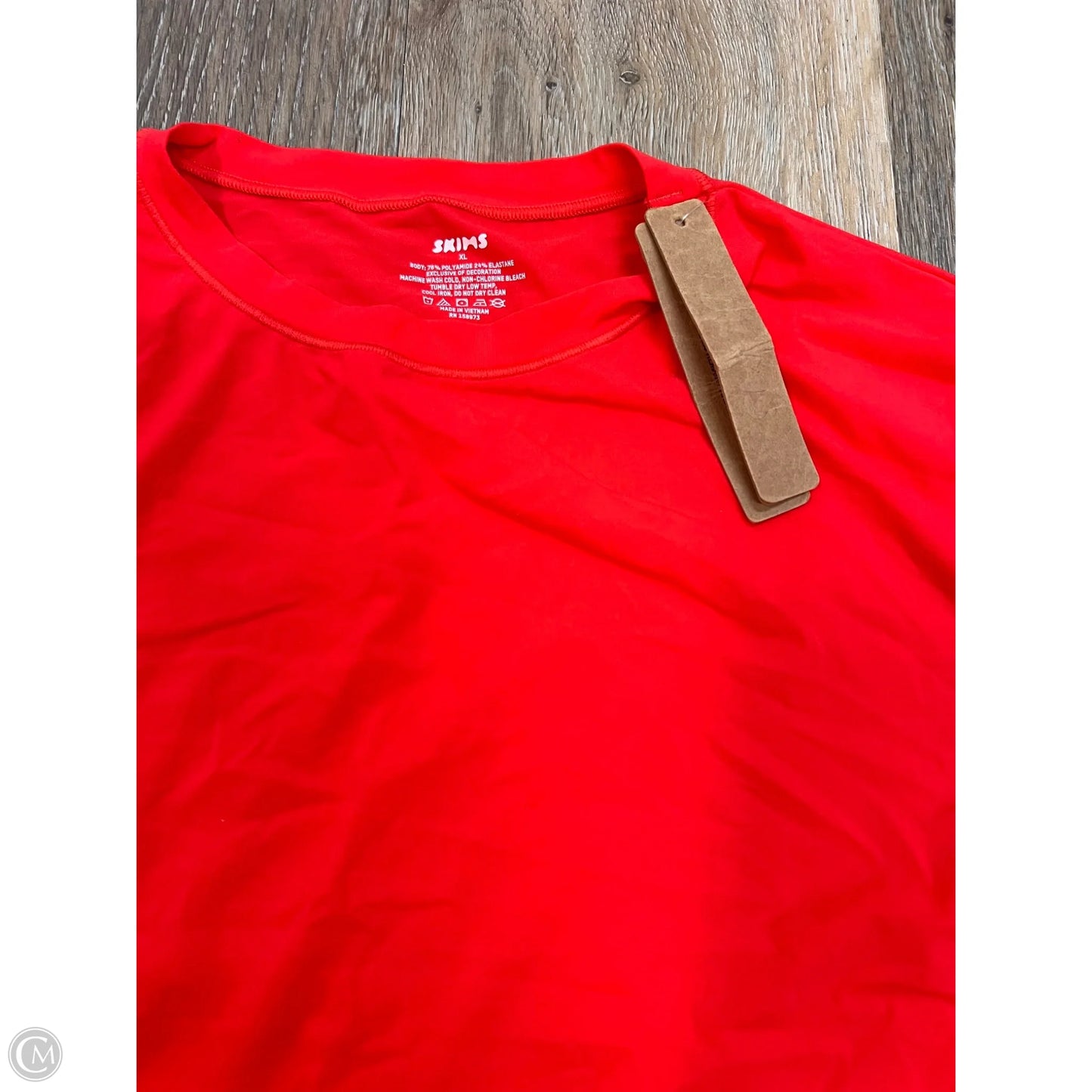 Top Long Sleeve By Skims In Red, Size: Xl