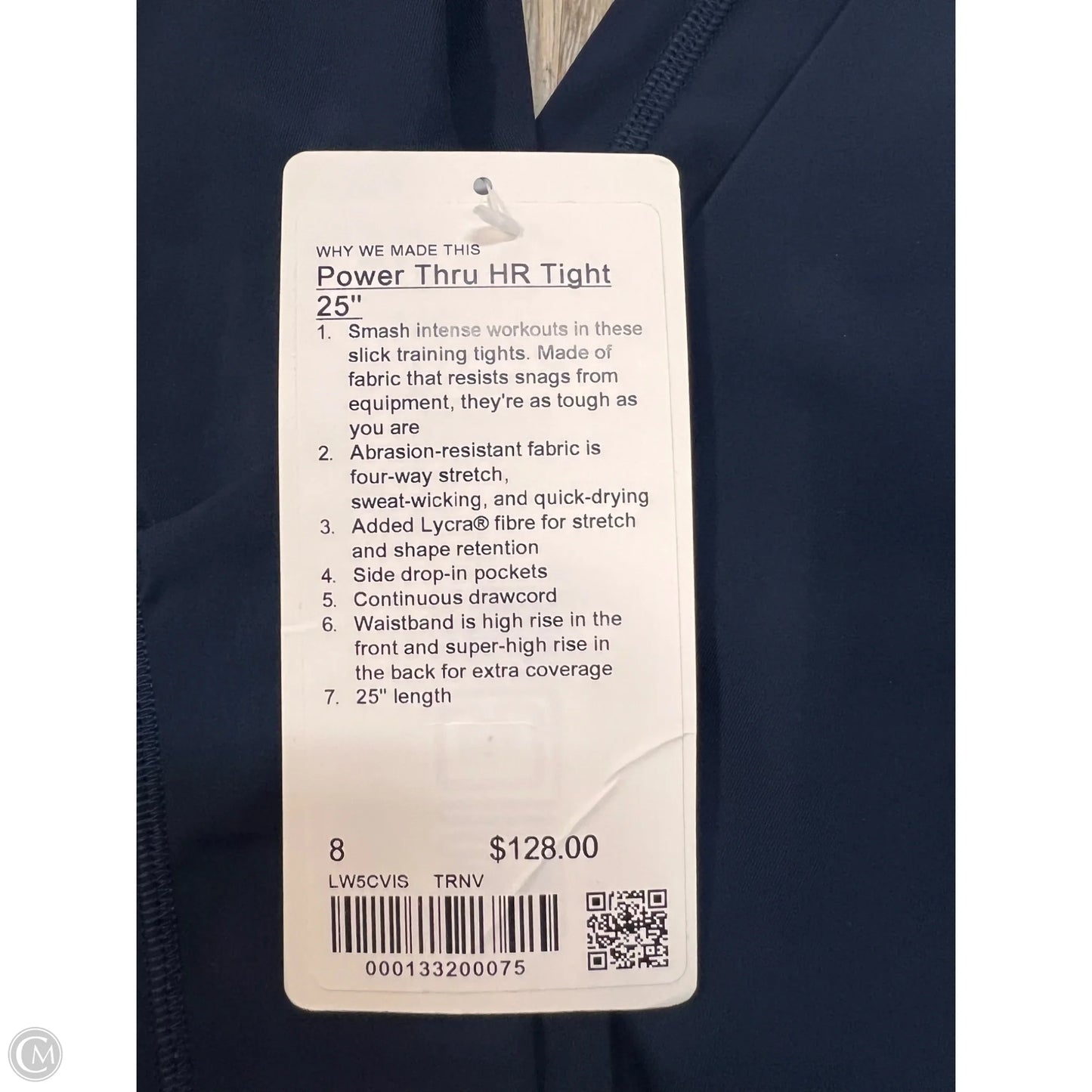 Athletic Pants By Lululemon In Navy, Size: 8