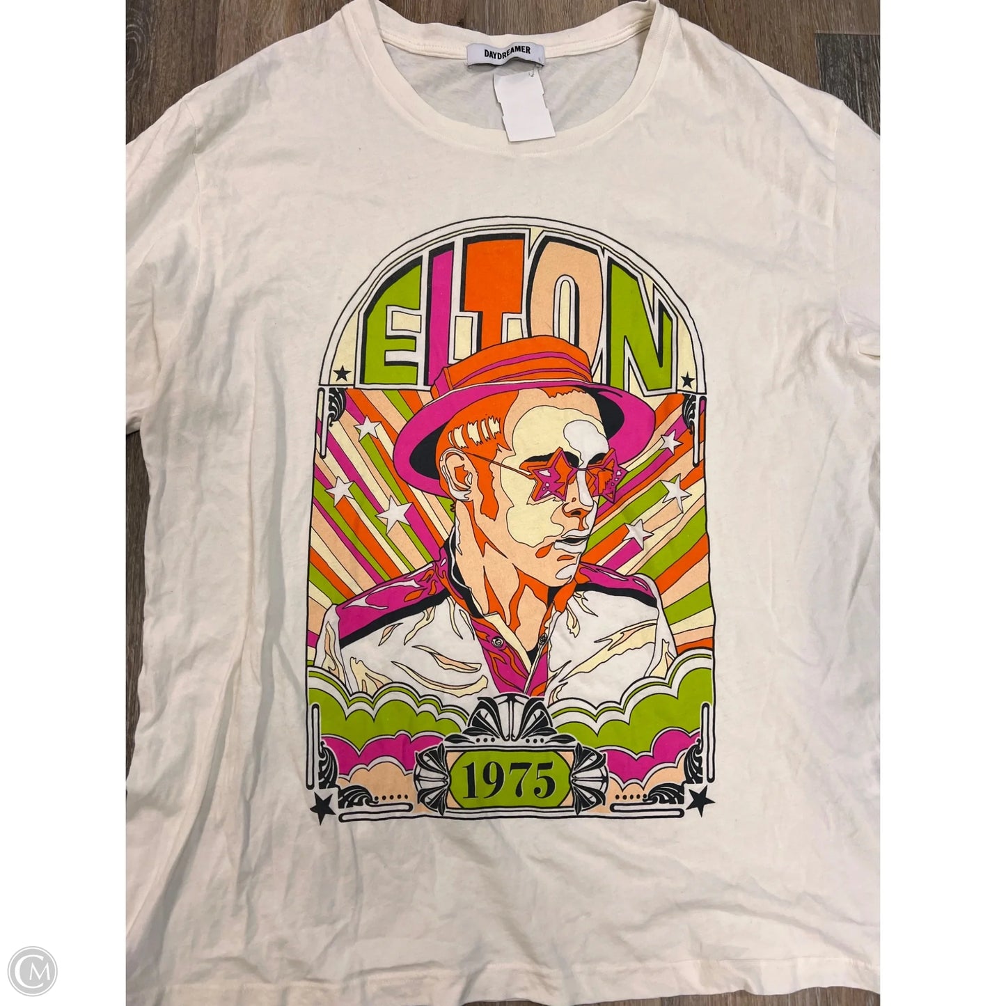 Top Short Sleeve By Daydreamer In White, Size: L