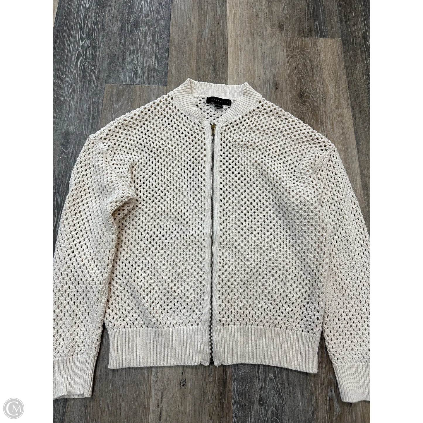 -Sweater Cardigan By Sanctuary In Cream, Size: S